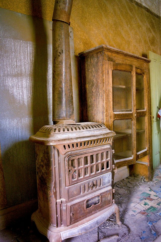 heating stove in bodie california