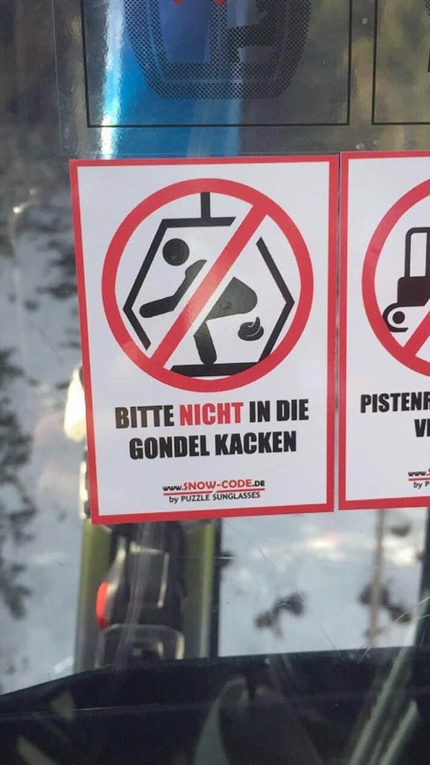 Jedes Schild hat eine Geschichte: