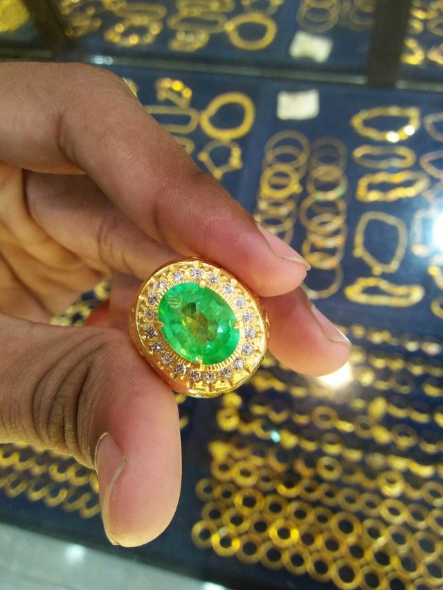Stone Ring Emerald Zamrud Steemit