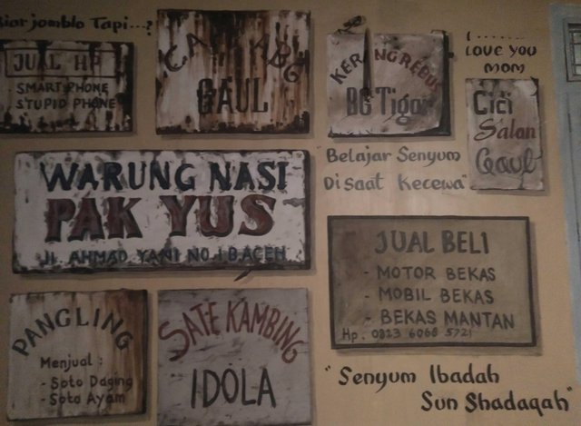 Coretan Dinding Warung Kopi  Aceh Steemit
