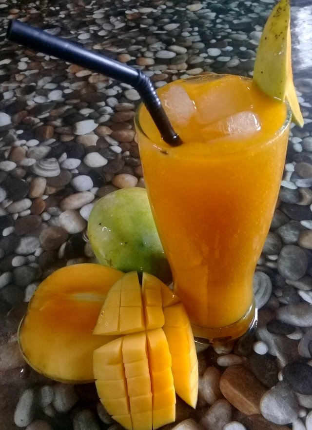 Fresh And Healthy Drink Of Mango Juice Jus Mangga Bilingual Steemit