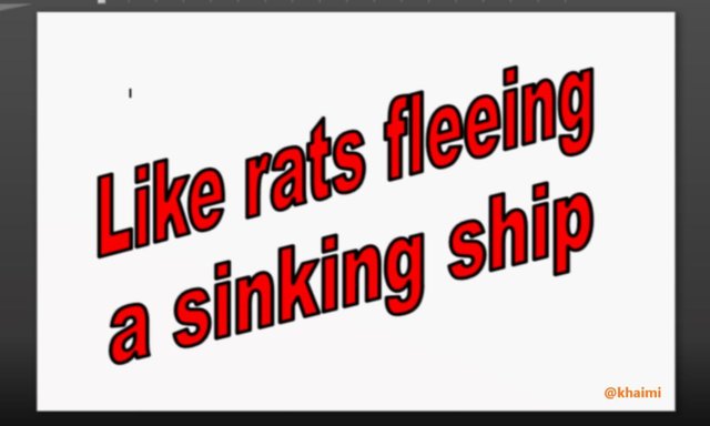 Bilingual Like Rats Fleeing A Sinking Ship Steemit