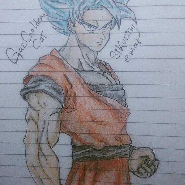 Drawing Anime Son Goku From Dragon Ball Z — Steemit