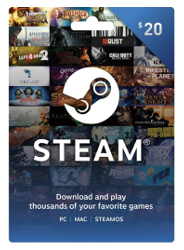 $20 Steam Gift Card