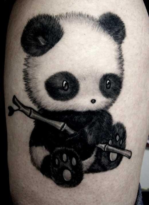 Panda bear tattoos collection of designs ideas and examples  Tattooing