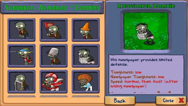 Newspaper Zombie (Plants vs. Zombies 2)