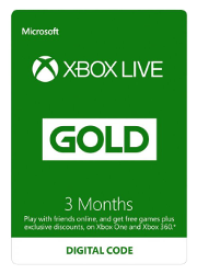 3 Month Xbox Gold