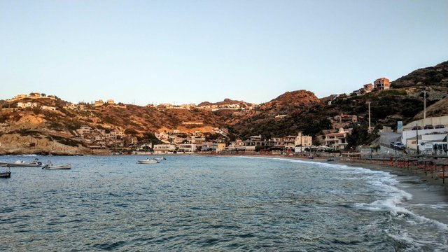 Lygaria Beach on Crete Sunset