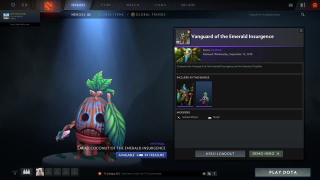 New Skin Of Nature Prophet Dota 2 Steemit