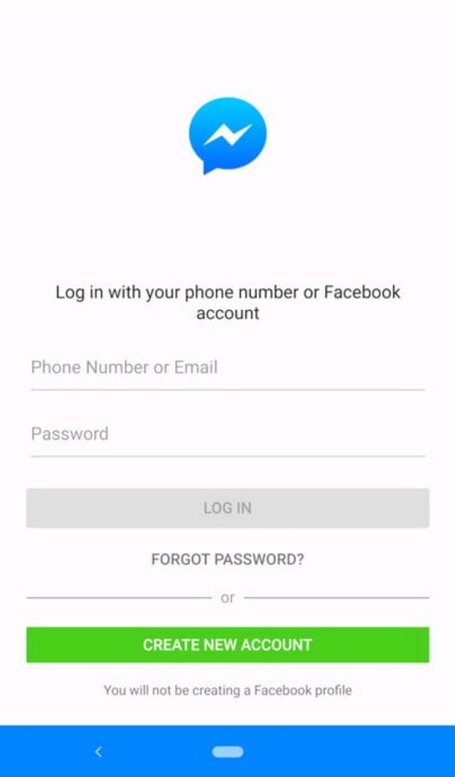 Sign Up for Messenger, Without a Facebook Account