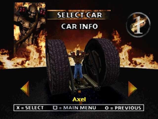  Vehicles/Cars list for Twisted Metal