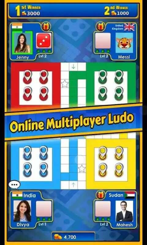 Ludo King Game, Ludo King 4 Players Game Play