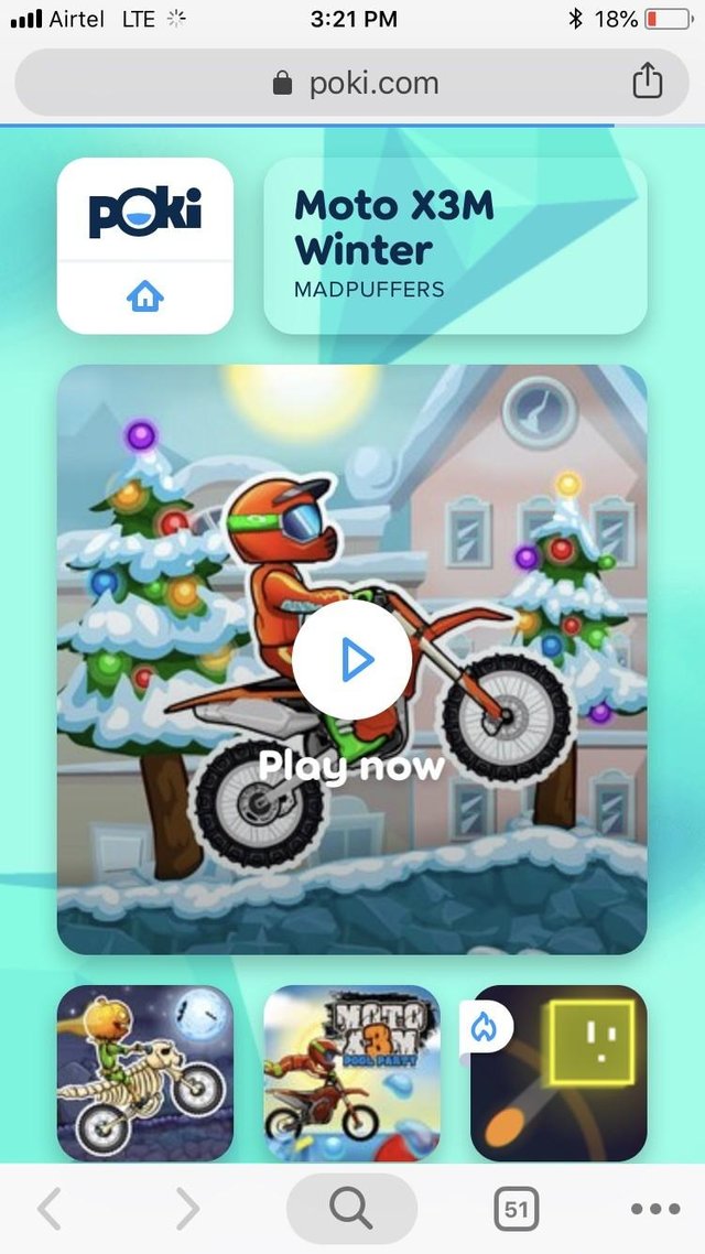 Moto-x3 winter online bike riding game — Steemit