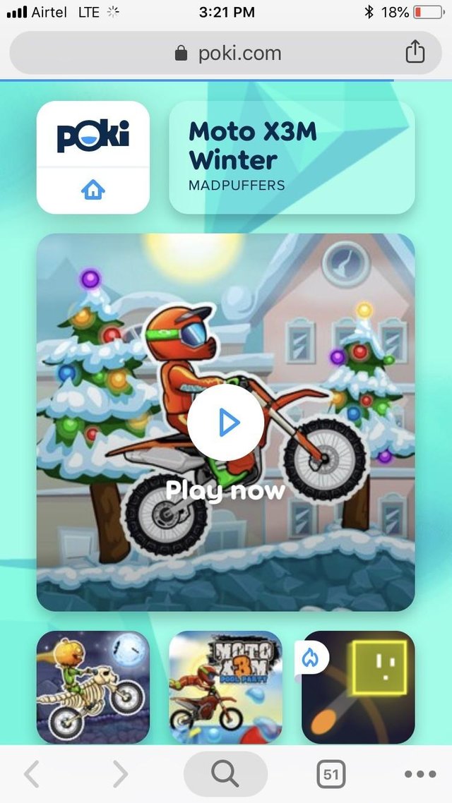 MOTO X3M WINTER online game