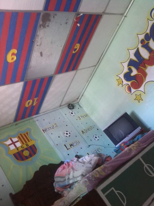 Habitación temática (futbol)/Diseño original — Steemit