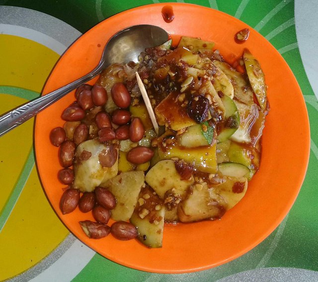 Fruit Salad With Peanut Sauce Rujak Aceh Bilingual Steemit