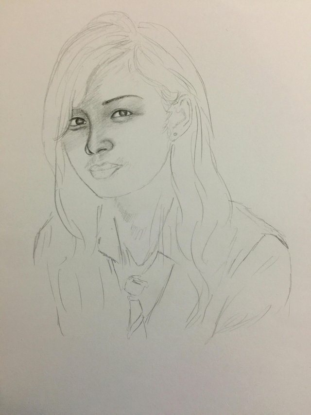 Step By Step Drawing Of A Portrait Steemit