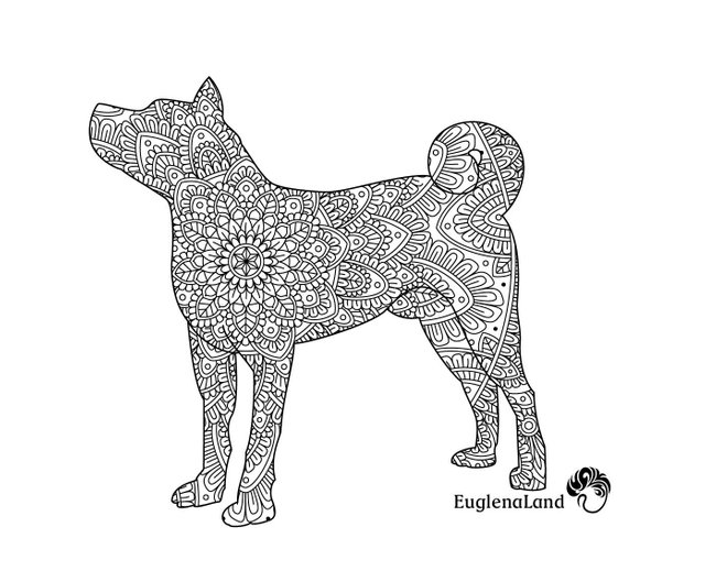 digital draw-4 Zentangle Dog — Steemit