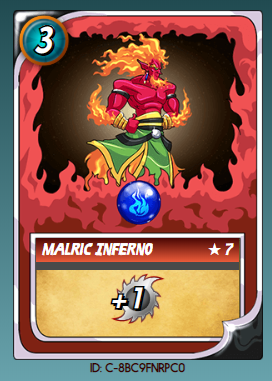 Malric Inferno Steem Monsters