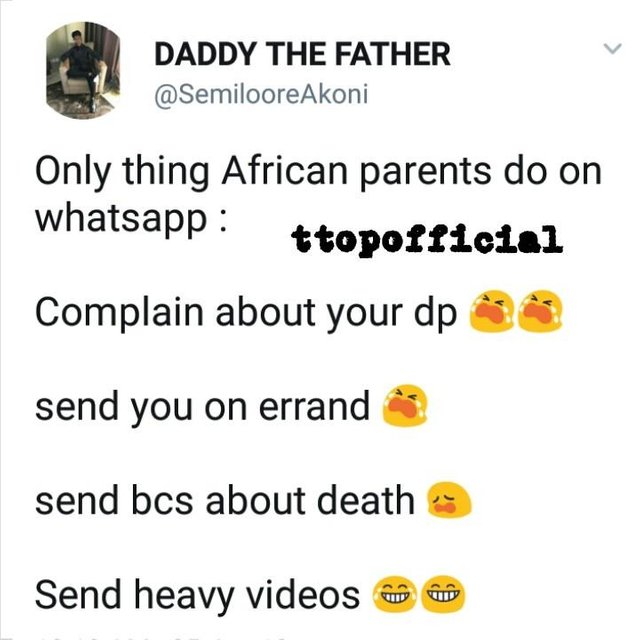 Image result for change your whatsapp picture nigerian parents