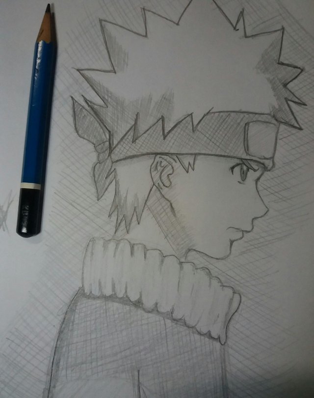 Drawing Manga On A Side View Step By Step Tutorial Naruto Steemit