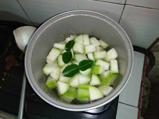 Menu Siang Tadi Resep Kuah Lada Labu Air Steemit