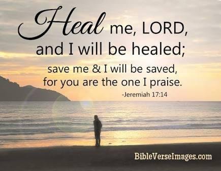 Pick Of The Day: Heal Me, O Lord And I Shall Be Healed; Save Me And I Shall  Be Saved. — Steemit