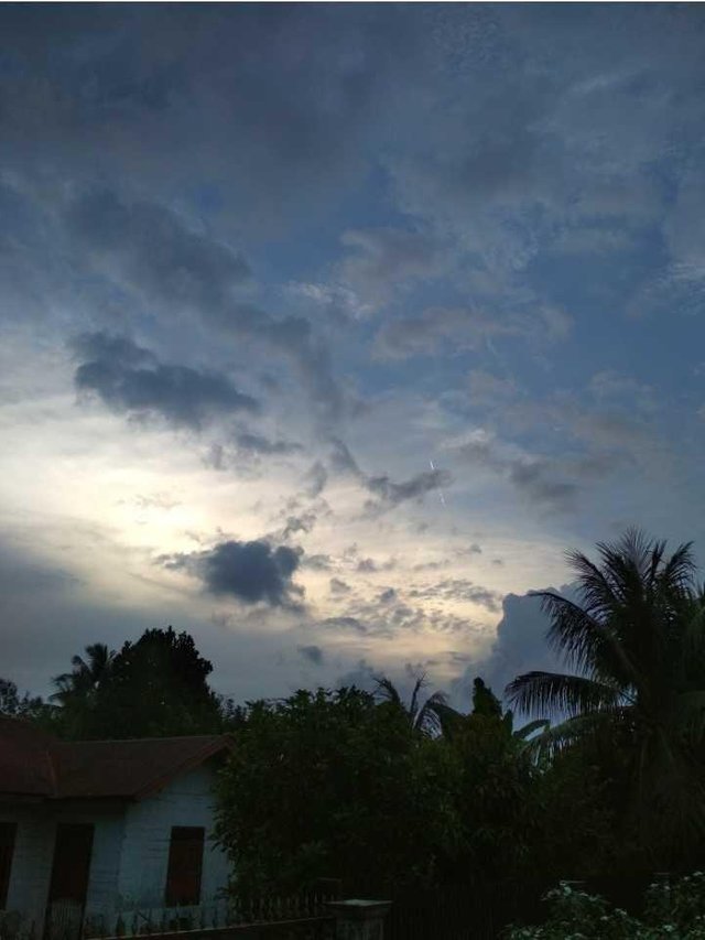 Pemandangan Langit Sore Rabu Di Aceh Steemit