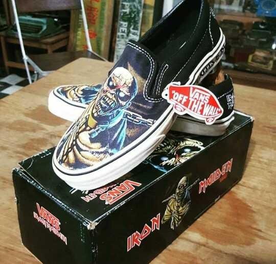 iron maiden vans shoes $15.99 shipped