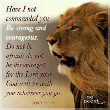 fear not neither be thou dismayed