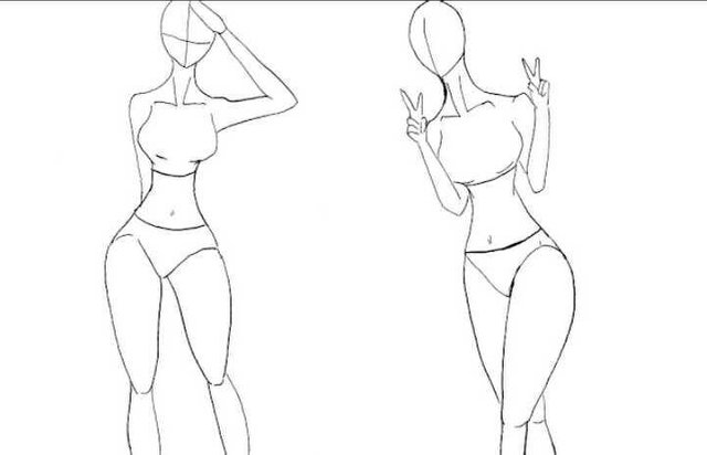Example of body structure structure of anime figure — Steemit