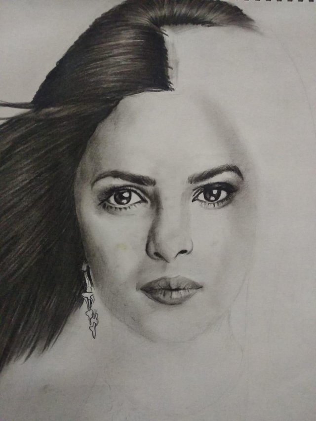 Priyanka Chopra Pencil Sketchget Your Own Sketch - Etsy