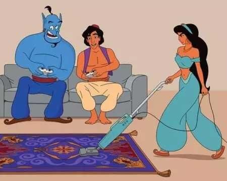 disney characters in real life situations