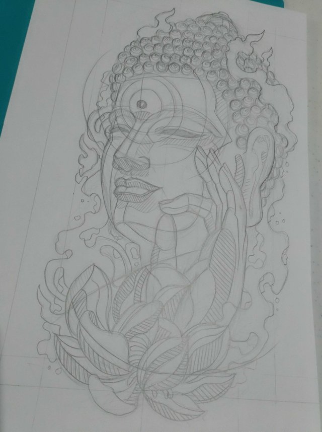 Aplus Ink Tattoos - Custom design buddha with mandala. Tattoo design done.  | Facebook