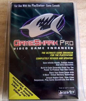 PS1 Game Shark Cartridge Only for Sony Playstation - InterAct