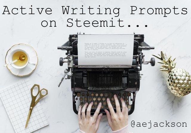 Active Steemit Writing Prompts, Challenges, and Contests - an article by A.E. Jackson