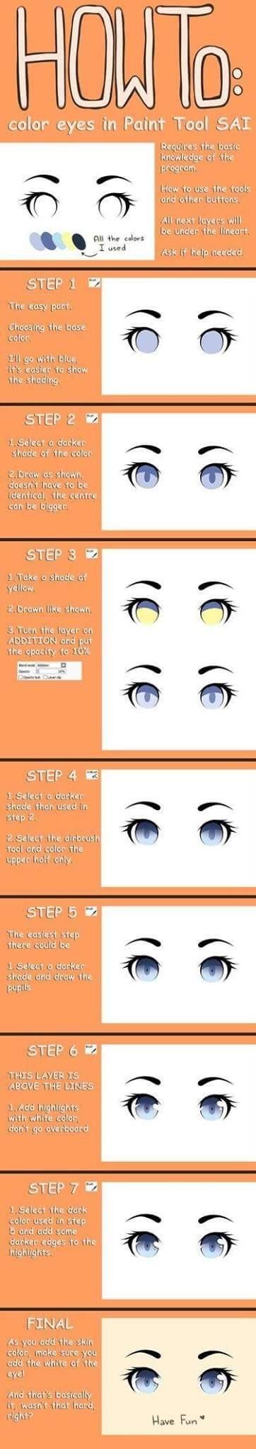 Tutorials: How to draw anime eyes?👀 — Steemit