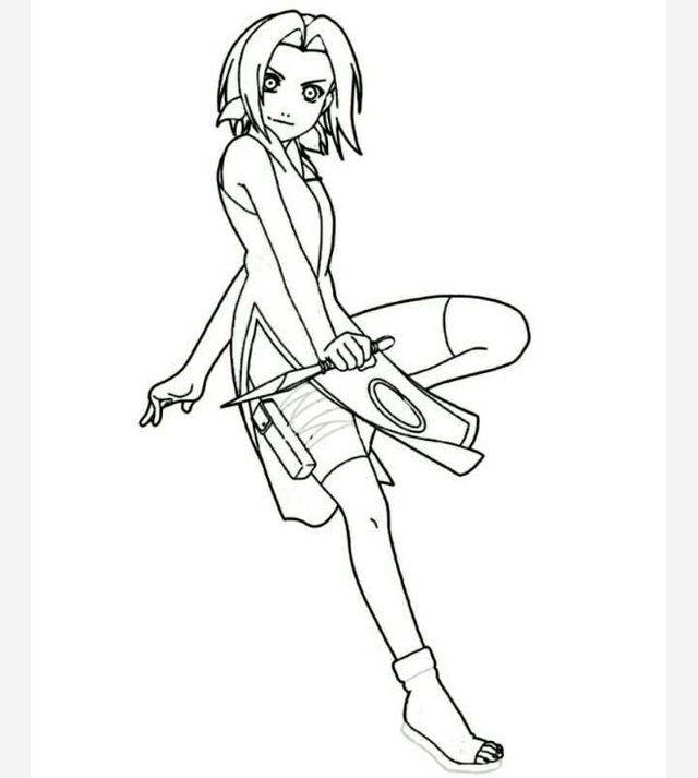 Drawing. Langkah Menggambar Karakter Sakura Haruno — Steemit