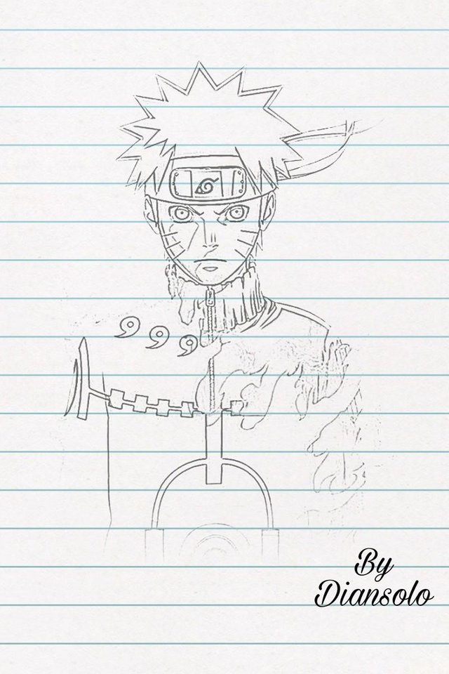 anime sketch  Naruto sketch drawing, Naruto painting, Anime