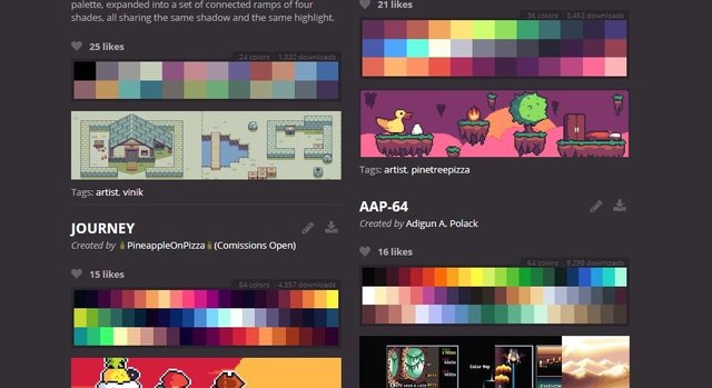 Pixel Art Finding Color Palettes To Work With Steemit