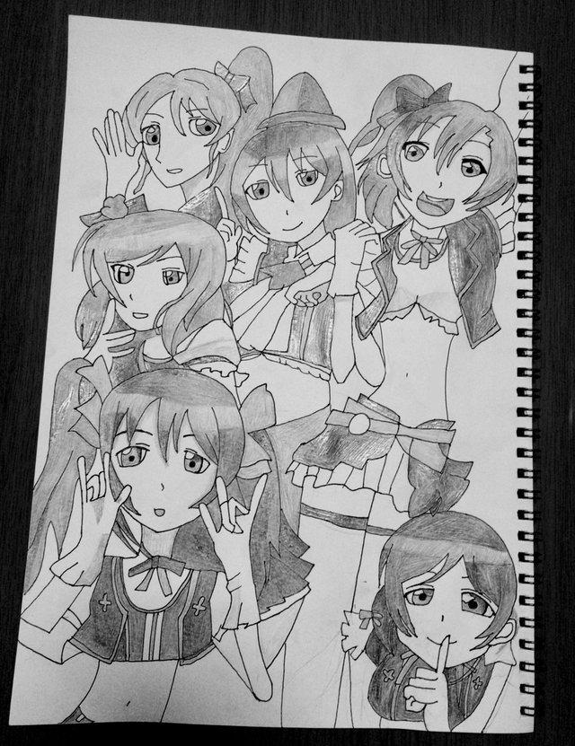 12 ラブライブ 部分集合絵 Lovelive Subset Picture Steemit