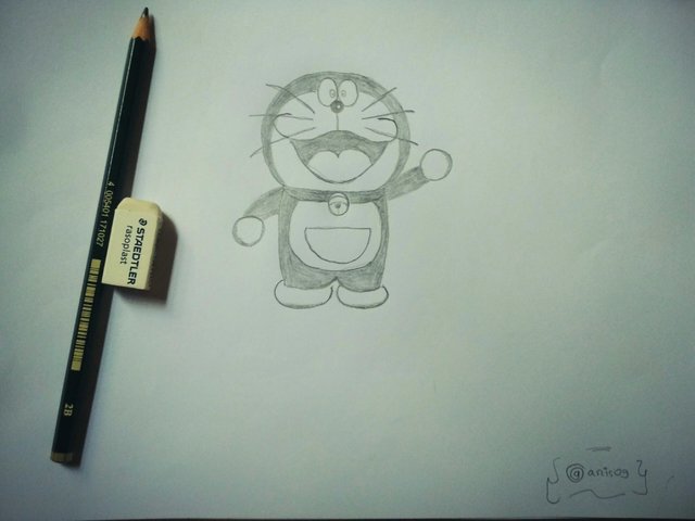 Art Draw Doraemon Steemit