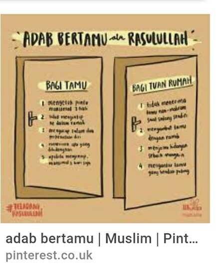 Adab Dan Sopan Santun Dalam Bertamu Untuk Menghindar Fitnah Adab And Courtesy In The Visit To Avoid Slander Steemit