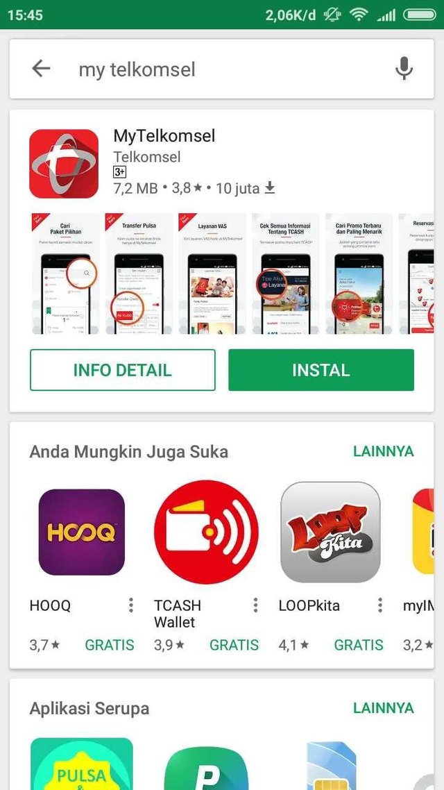 My Telkomsel App Steemit