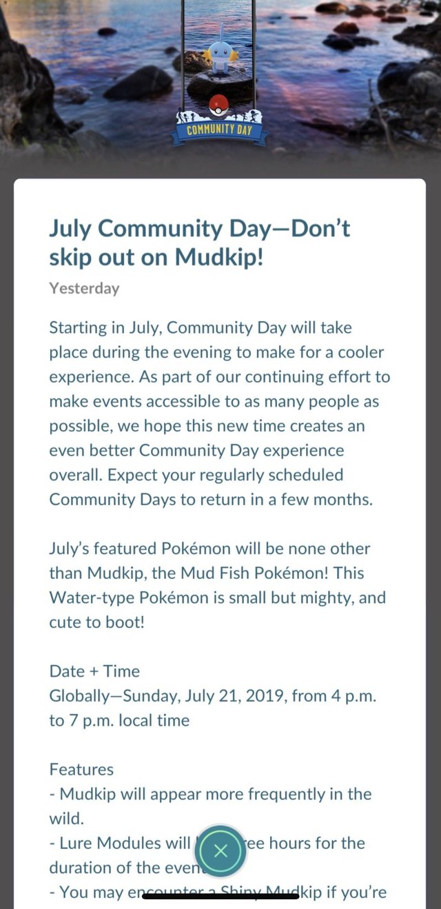 Pokemon Go July Community Day Event Details Steemit