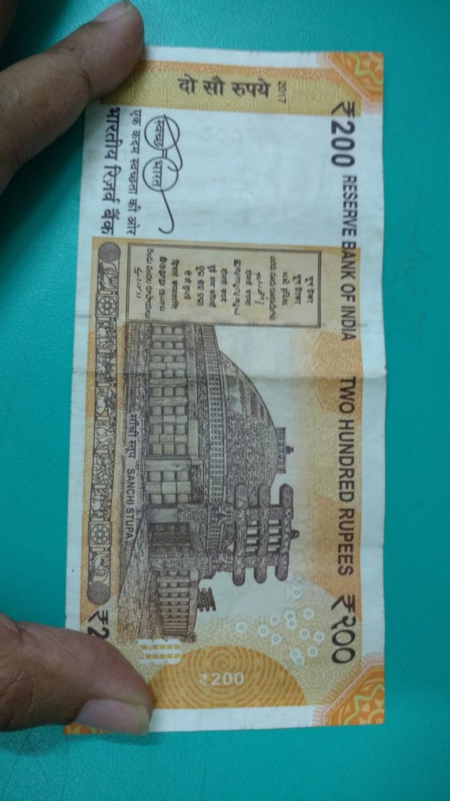 I got the New 200 Rupee Note!!!! 💸💸💸 — Steemit