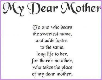 Poetry: My Dear Mother — Steemit