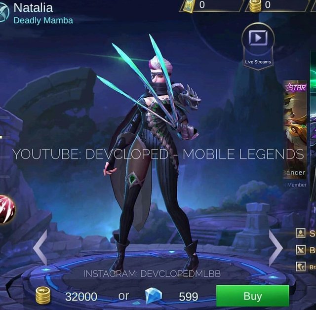 Hero Natalia And New Skin Natalia Mobile Legends Steemit