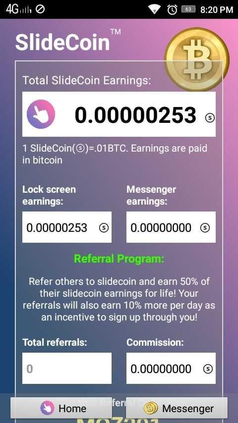 Earn Bitcoin Using Slidecoin Apps Steemit - 