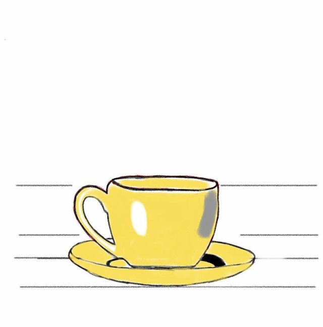 Sketch Draw A Cup Of Coffee Steemit